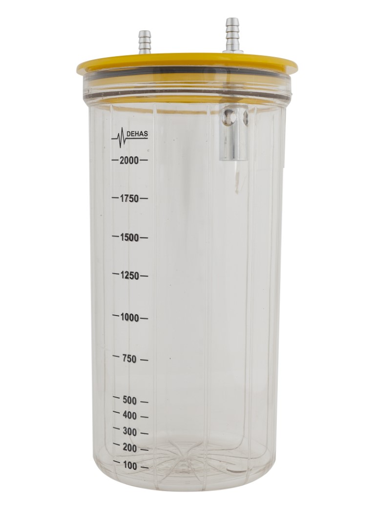 Otoklavlanabilen (Tekrar Kullanılabilir) Vakum Kavanozu